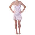 Hailey Jeans Co. Women's Heart Print Satin Chemise Nightie