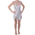 Hailey Jeans Co. Women's Polka-dot Print Satin Chemise Nightie