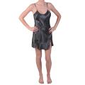 Hailey Jeans Co. Women's Polka-dot Print Satin Chemise Nightie