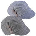 Hailey Jeans Co. Women's Button Accent Tweed Military Cap