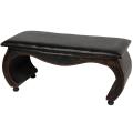 Rustic Wooden Scroll Bench (China)