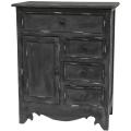 Distressed Matte Black Cabinet (China)