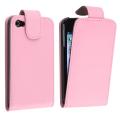 BasAcc Pink Leather Case for Apple iPhone 4/ 4S