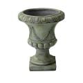 Christopher Knight Home Athenian 19-inch Grey with Green Moss Urn Planter