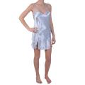 Hailey Jeans Co. Women's Flower Print Satin Chemise Nightie