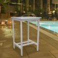 Bradley Outdoor Wood Bar Table