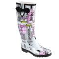 Hailey Jeans Co Women's 'Graphics' Print Rainboots