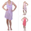 Journee Collection Women's Rosette Accent Satin Nightgown