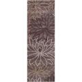 Hand-tufted Gray Amesty Polyester Rug (2'6 x 7'6)