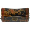 Lacquer Flowers Pillow Box (China)