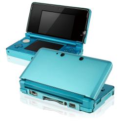 Light Blue Aluminum Case for Nintendo 3DS