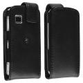 Black Leather Case with Belt Clip for Nokia N5230