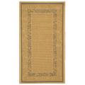 Poolside Natural/ Blue Indoor Outdoor Rug (2' x 3'7)