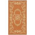 Poolside Terracotta/ Natural Indoor Outdoor Rug (2' x 3'7)
