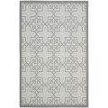 Light Grey/ Anthracite Indoor Outdoor Rug (8' x 11'2)