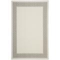 Light Grey/ Anthracite Indoor Outdoor Rug (6'7 x 9'6)