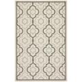 Poolside Beige/ Dark Beige Indoor Outdoor Rug (5'3 x 7'7)