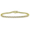New! 14k Yellow Gold 1 1/2ct TDW Diamond 7-inch Tennis