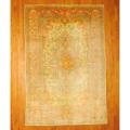 Egyptian Hand-knotted Vegetable Dye Oushak Beige/ Rose Wool Rug (7'8 x 11'7)