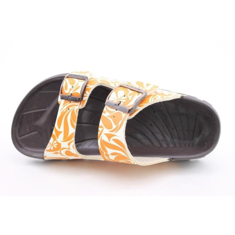 Birkis Womens Haiti Orange Sandals (Size 5)