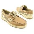 SPERRY TOP SIDER Women's Bluefish 2 Eye Brown Flats & Oxfords