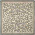 Courtyard Poolside Grey/ Natural Indoor Outdoor Rug (7'10 Square)