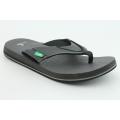 Sanuk Men's Beer Cozy Black Sandals