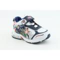 Justice League Toddler's Global Defenders Lighted Sneaker White Casual Shoes