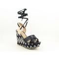 Diba Women's Dixie Land Black Sandals & Flip Flops