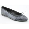 Renzo Fontanelli Women's Ballerina Grays Casual Shoes (Size 7)