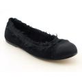 FS NY Women's Wavy Black Flats & Oxfords (Size 5)
