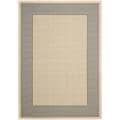 Poolside Grey/ Cream Indoor Outdoor Rug (6'7 x 9'6)