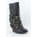 NYLA Women's Sheree Blacks Boots (Size 7.5)