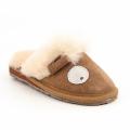 Emu Australia Infants Baby Toddler's Lamb Brown Slippers (Size 12)