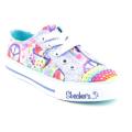 TWINKLE TOES by SKECHERS Kids's Sparkle Steps Purple Walking Shoes (Size 5)