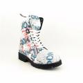 Luichiny Women's Melissa White Boots (Size 8)