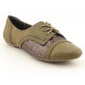 Not Rated Women's Twinkle Twinkle Brown Flats & Oxfords