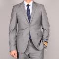 Bertolini Men's Charcoal Grey Slim Fit Suit