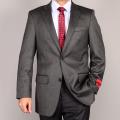 Mantoni Men's Gray 2-Button Wool Sport Coat