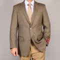 Mantoni Men's Olive 2-Button Wool Sport Coat