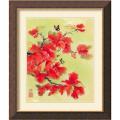 Suzanna Mah Fong 'Autumn Leaves I' Framed Art Print