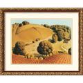 Grant Wood 'Young Corn, 1931' Framed Art Print