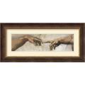Michelangelo Buonarroti 'Creation of Adam [detail]' Framed Art Print