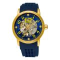 Stuhrling Original Men's Delphi Adonis Sports Automatic Blue Rubber Strap Watch