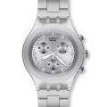 Swatch Men's Diaphane Blooded Silver Watch