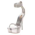 Celeste Women Nicole-02 Rhinestone Crystals Heel