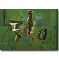Pablo Picasso 'Green Still Life' Oversized Hand-painted Oil on Canvas