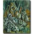 Pablo Picasso 'Still Life with Liqueur Bottle' Hand-painted Oil on Canvas