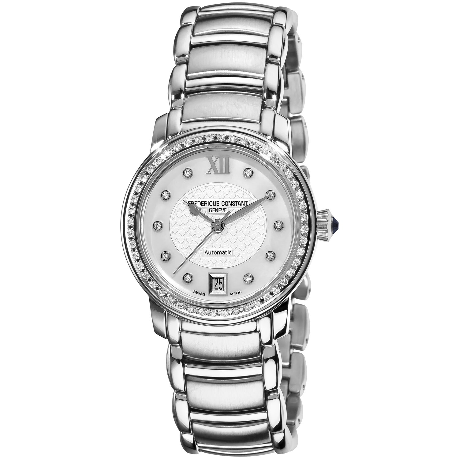 Frederique Constant Womens Ladies Automatic Stainless Steel Watch
