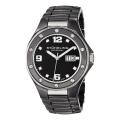 Stuhrling Original Men's Apocalypse Noir Swiss Made Quartz Ceramic Watch